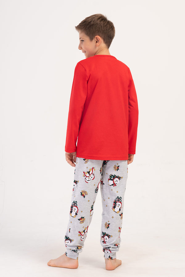Kids' Boy Gelly Christmas Long Sleeve Pyjama Set