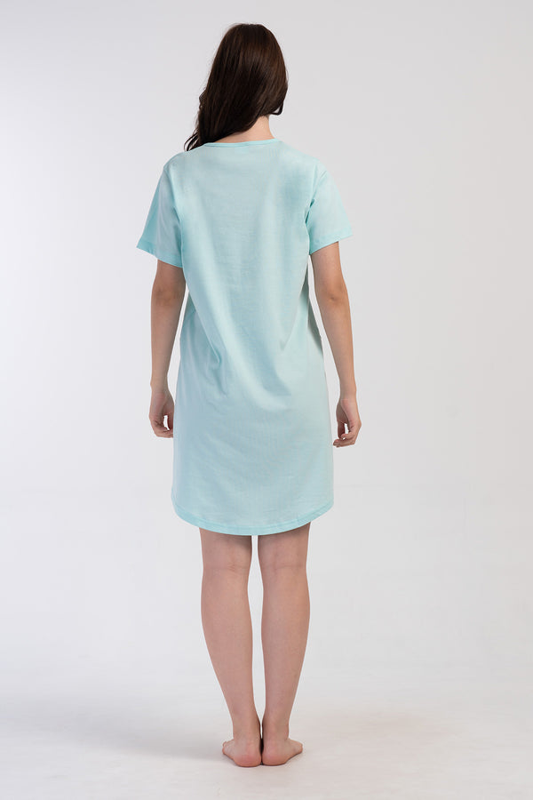 KADIN XXL KISA KOL TUNIK SUPREM 405346 - Vienetta1.GrupMINT