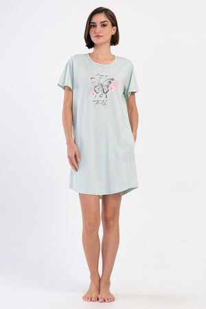 KADIN XXL KISA KOL TUNIK 405350 - Vienetta1.GrupSPRAY