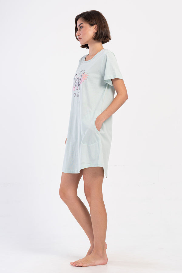 KADIN XXL KISA KOL TUNIK 405350 - Vienetta1.GrupSPRAY