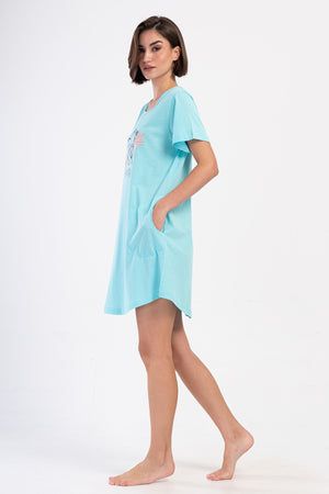 KADIN XXL KISA KOL TUNIK 405350 - Vienetta1.GrupSPRAY