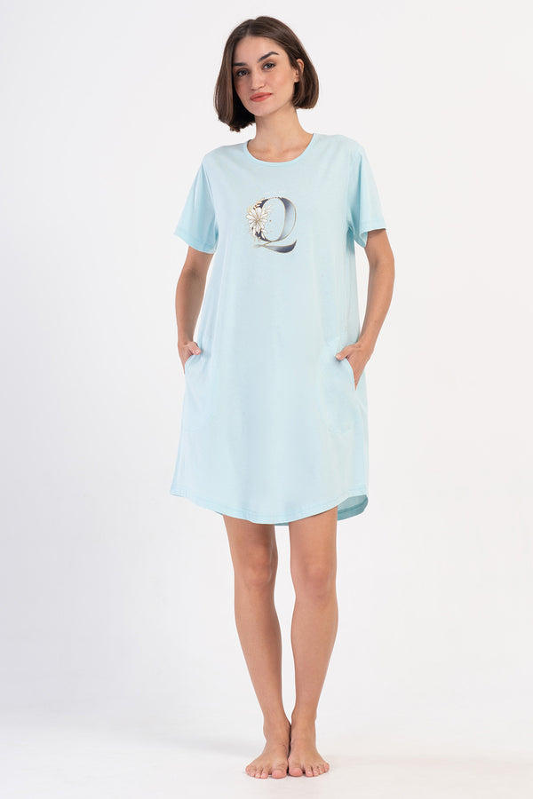 KADIN XXL KISA KOL TUNIK 405358