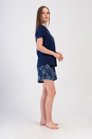 KADIN BATTAL XXL KISA KOL SORT TAKIM 405368 - Vienetta1.GrupSU YESILI