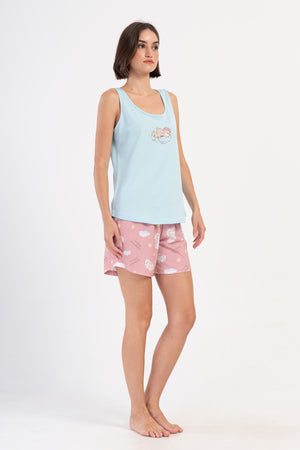 KADIN GENIS ASKILI SORT TAKIM 407004 - Vienetta1.GrupMAVI