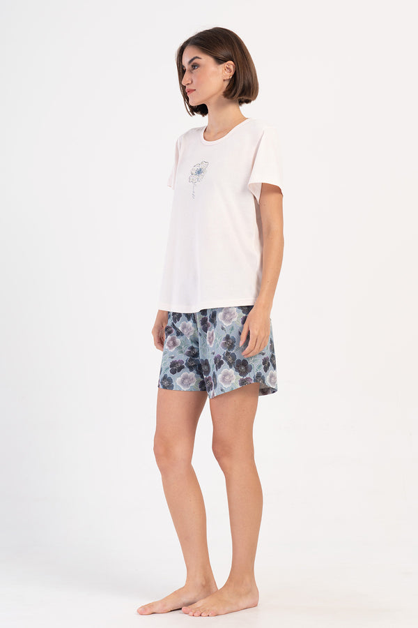 KADIN XXL KISA KOL SORT TAKIM 407014 - Vienetta1.GrupAÇIK PEMBE