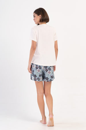 KADIN XXL KISA KOL SORT TAKIM 407014 - Vienetta1.GrupAÇIK PEMBE