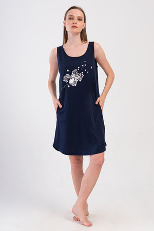 KADIN TUNIK SUPREM 407061 - Vienetta1.GrupY.LACIVERT