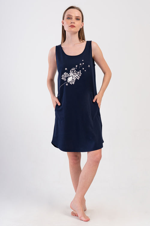 KADIN TUNIK SUPREM 407061 - Vienetta1.GrupY.LACIVERT