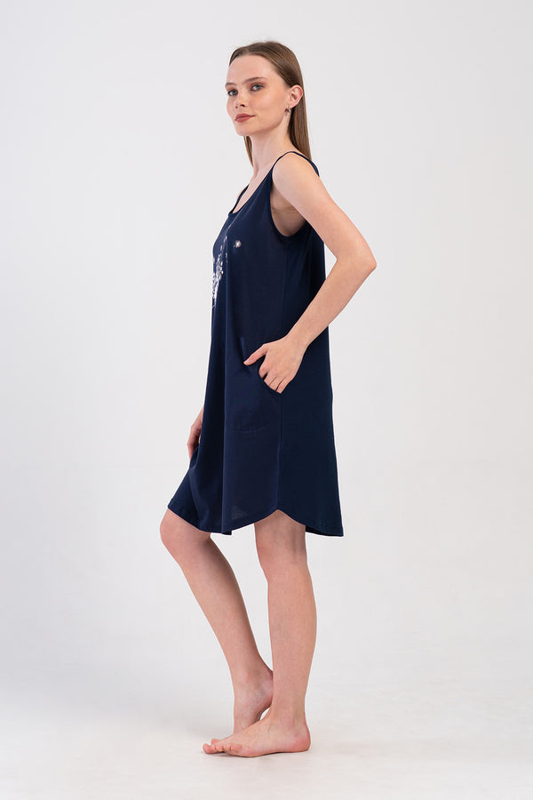 KADIN TUNIK SUPREM 407061 - Vienetta1.GrupY.LACIVERT