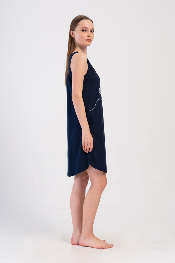 KADIN TUNIK SUPREM 407061 - Vienetta1.GrupY.LACIVERT