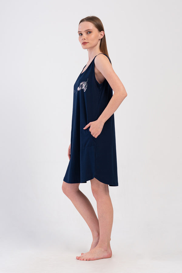 KADIN XXL TUNIK SUPREM 407062 - Vienetta1.GrupY.LACIVERT