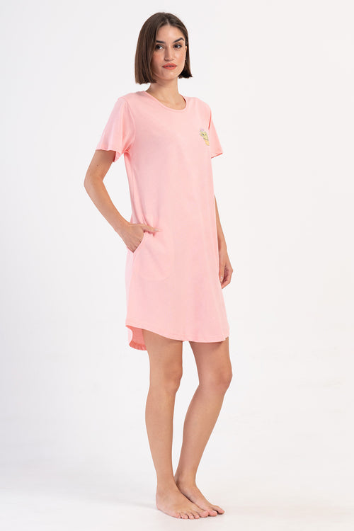 KADIN TUNIK SUPREM 407073 - Vienetta1.GrupPINK