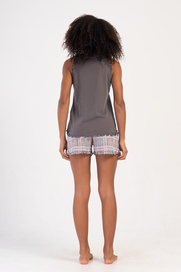 Woman Supreme Big Size Ferra Sleeveless Short Set