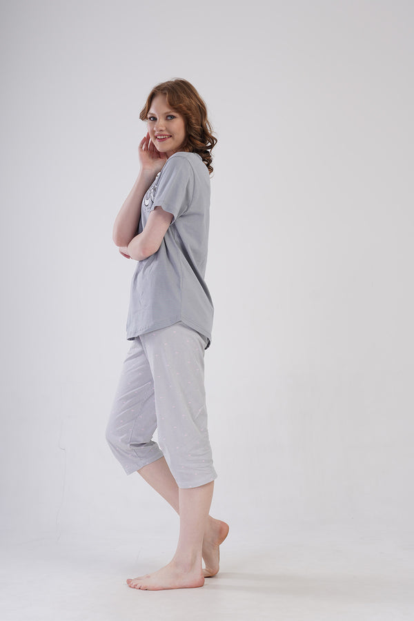 Woman Supreme Big Size Veda Capri Set