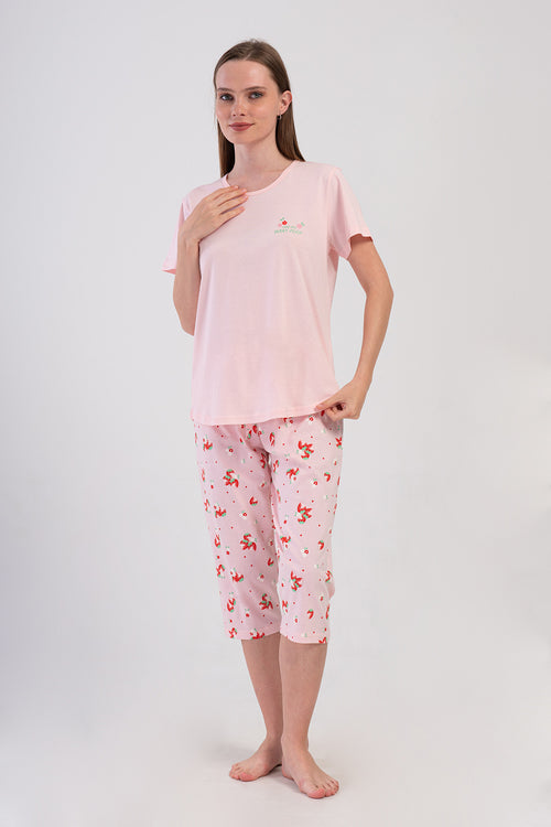 KADIN XXL KAPRI TAKIM SUPREM 408036 - Vienetta1.GrupPINK