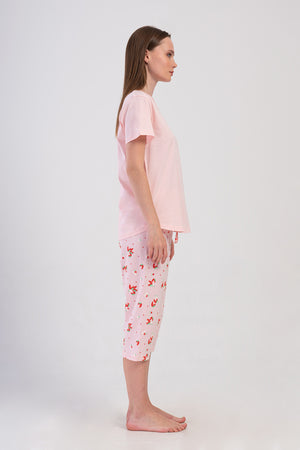 KADIN XXL KAPRI TAKIM SUPREM 408036 - Vienetta1.GrupPINK