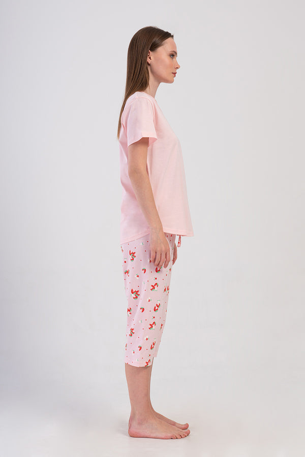 KADIN XXL KAPRI TAKIM SUPREM 408036 - Vienetta1.GrupPINK