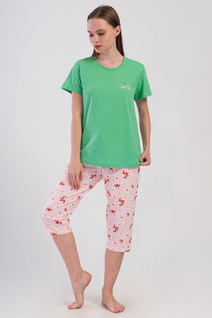 KADIN XXL KAPRI TAKIM SUPREM 408036 - Vienetta1.GrupYESIL