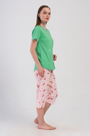 KADIN XXL KAPRI TAKIM SUPREM 408036 - Vienetta1.GrupPINK