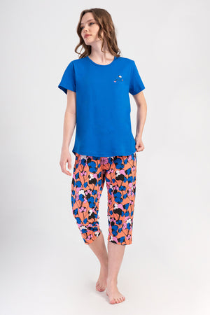 Woman Supreme Big Size Saqa Capri Set
