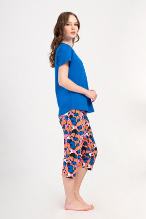 Woman Supreme Big Size Saqa Capri Set
