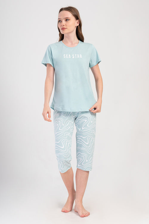 Woman Supreme Sea Star Capri Set