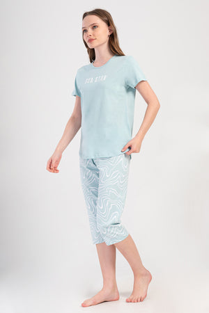 Woman Supreme Sea Star Capri Set