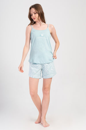 Woman Supreme Sea Star Sleeveless Short Set