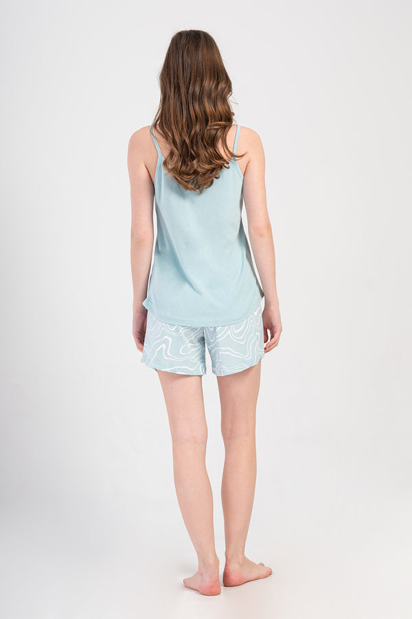 Woman Supreme Sea Star Sleeveless Short Set