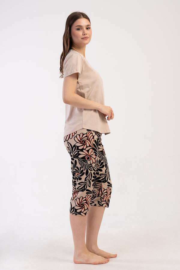 KADIN P.SUPREM O YAKA KISA KOL ETEGI OVAL KAPRI TAKIM