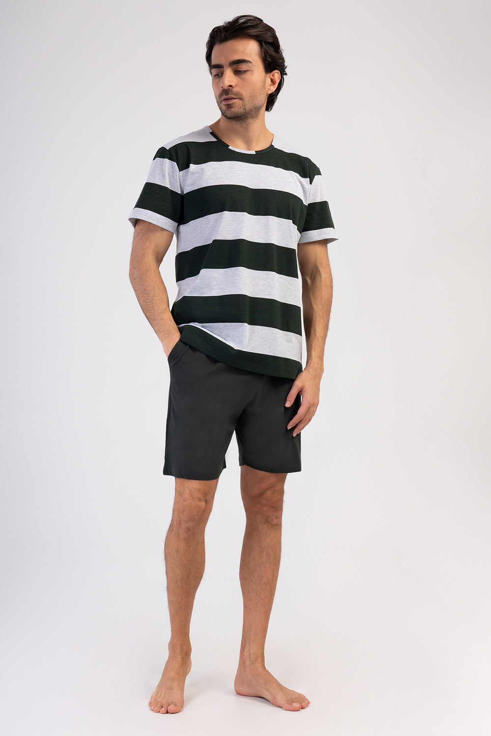 ERKEK SORT TAKIM SUPREM 408075 - Vienetta1.GrupGRAY MELANGE