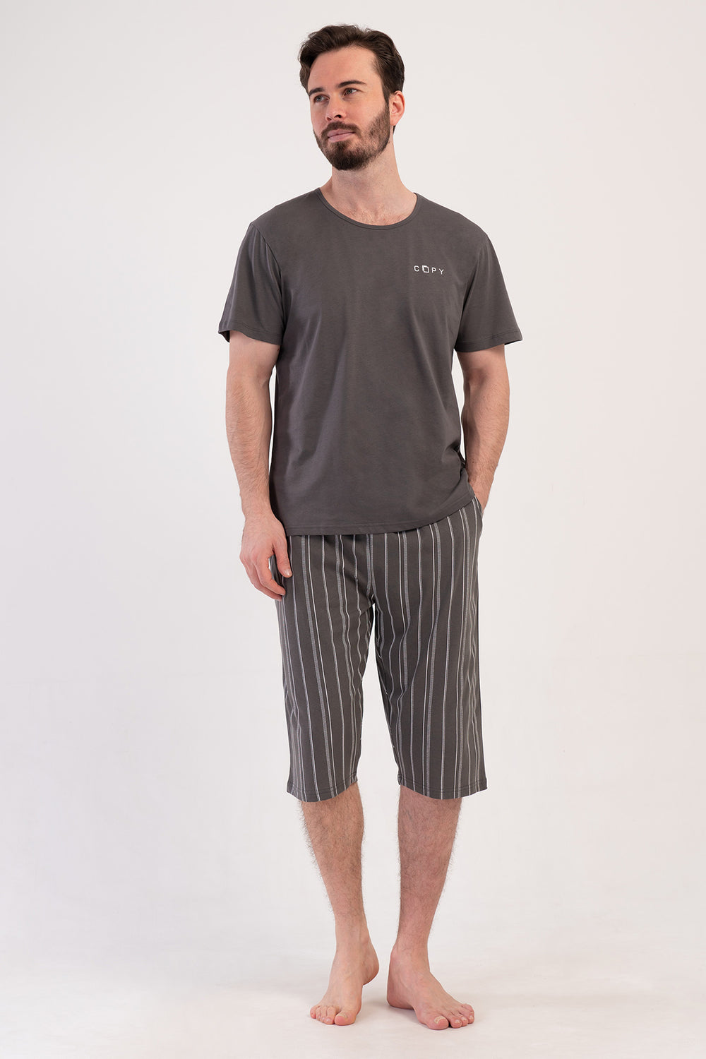 Man Supreme Copy Capri Set