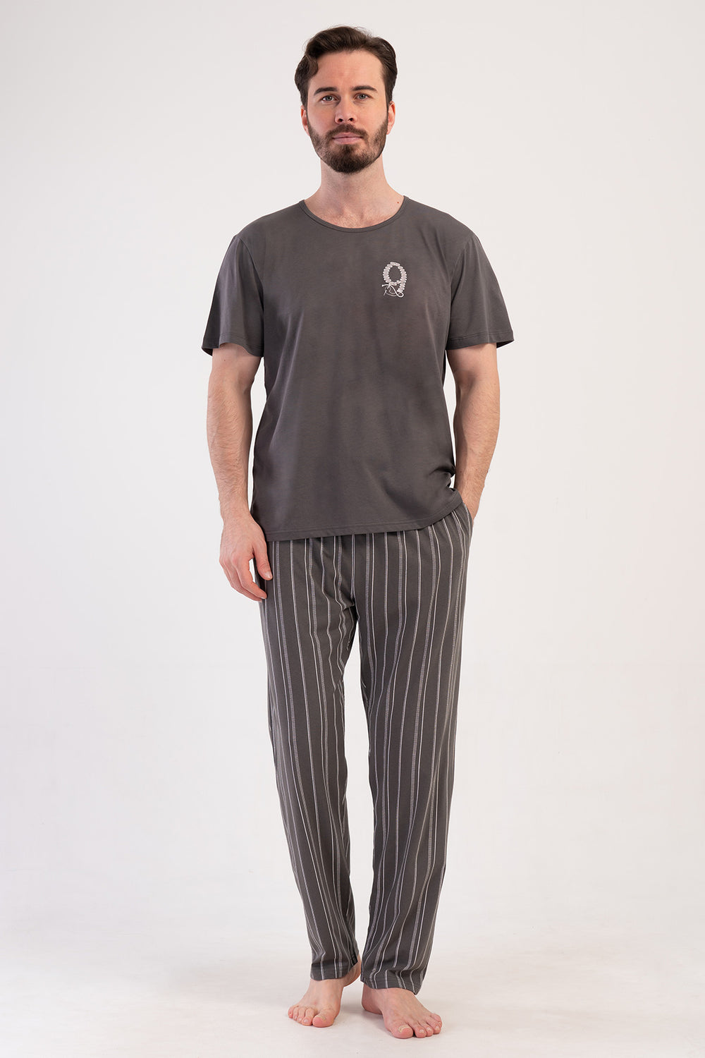 ERKEK PIJAMA TAKIM SUPREM 408085 - Vienetta1.GrupFUME