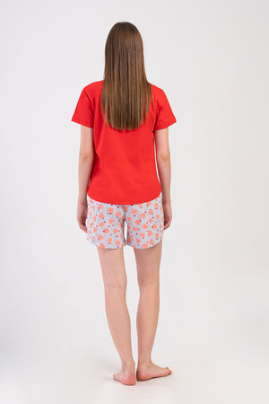 KADIN KISA KOL SORT TAKIM 408092 - Vienetta1.GrupBABY PINK