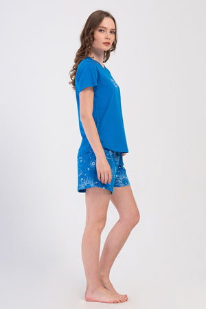 Woman Nighty Sax Short Set