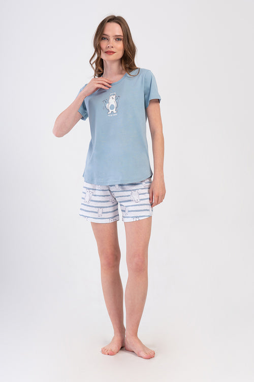 KADIN SORT TAKIM SUPREM 408104 - Vienetta1.GrupA.MAVI