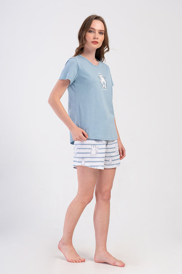 KADIN SORT TAKIM SUPREM 408104 - Vienetta1.GrupA.MAVI