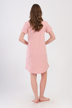 KADIN PATLI KISA KOL TUNIK 408106 - Vienetta1.GrupPINK