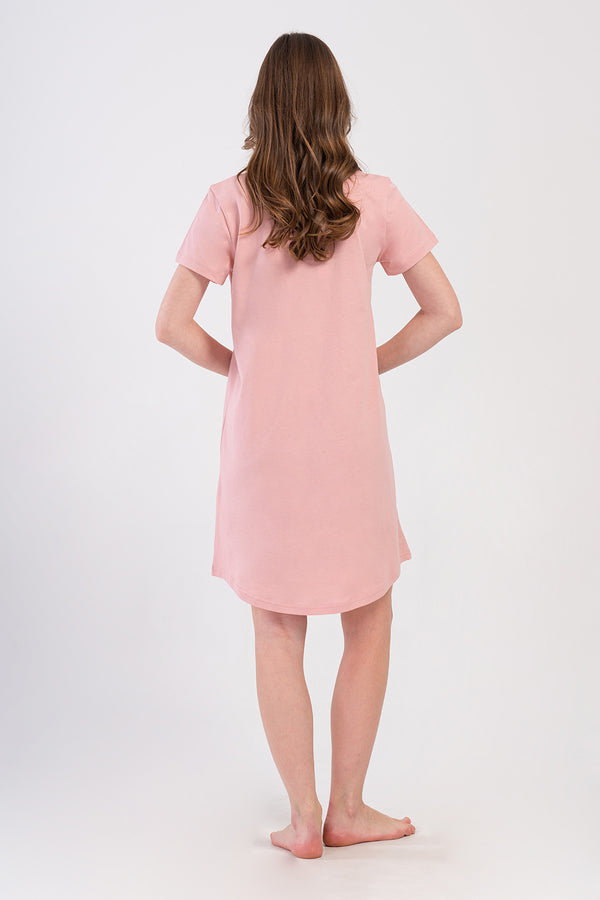 KADIN PATLI KISA KOL TUNIK 408106 - Vienetta1.GrupPINK