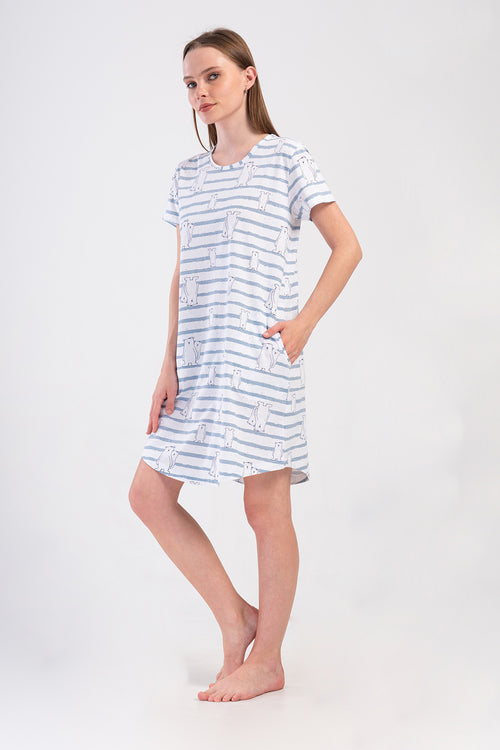 KADIN TUNIK SUPREM 408107 - Vienetta1.GrupMAVI