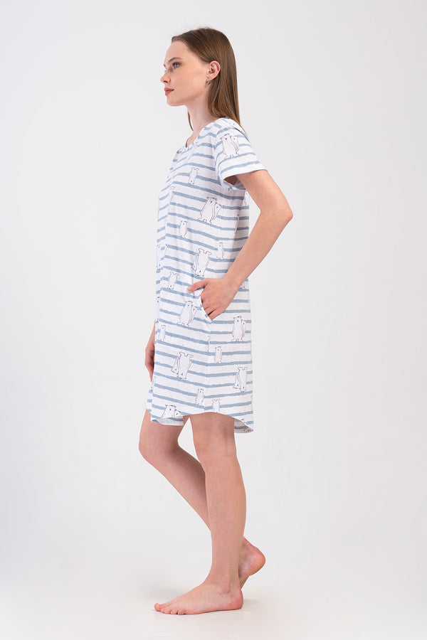 KADIN TUNIK SUPREM 408107 - Vienetta1.GrupMAVI