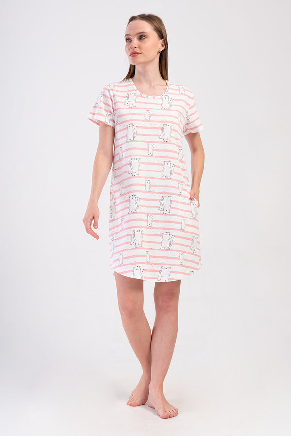 KADIN TUNIK SUPREM 408107 - Vienetta1.GrupPINK