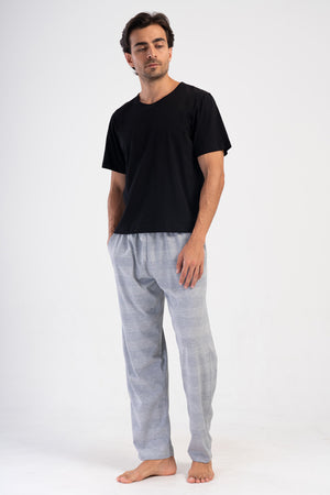 ERKEK SUPREM TEK ALT PIJAMA 408136 - VienettaGRAY MELANGEXL