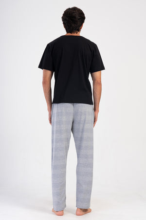 ERKEK SUPREM TEK ALT PIJAMA 408136 - VienettaGRAY MELANGEXL