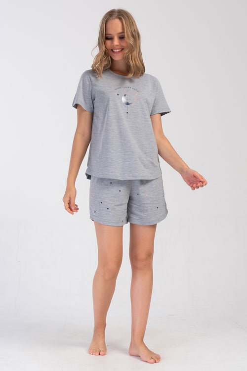 KADIN XXL SORT TAKIM 408141 - Vienetta1.GrupGRAY MELANGE