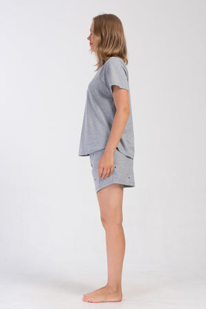 KADIN XXL SORT TAKIM 408141 - Vienetta1.GrupGRAY MELANGE