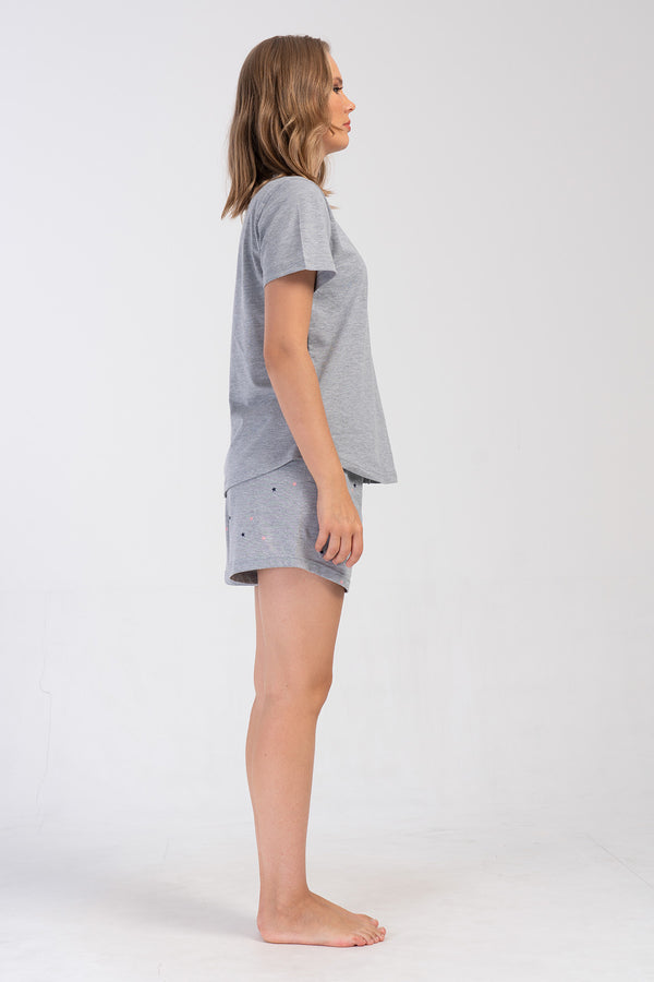 KADIN XXL SORT TAKIM 408141 - Vienetta1.GrupGRAY MELANGE