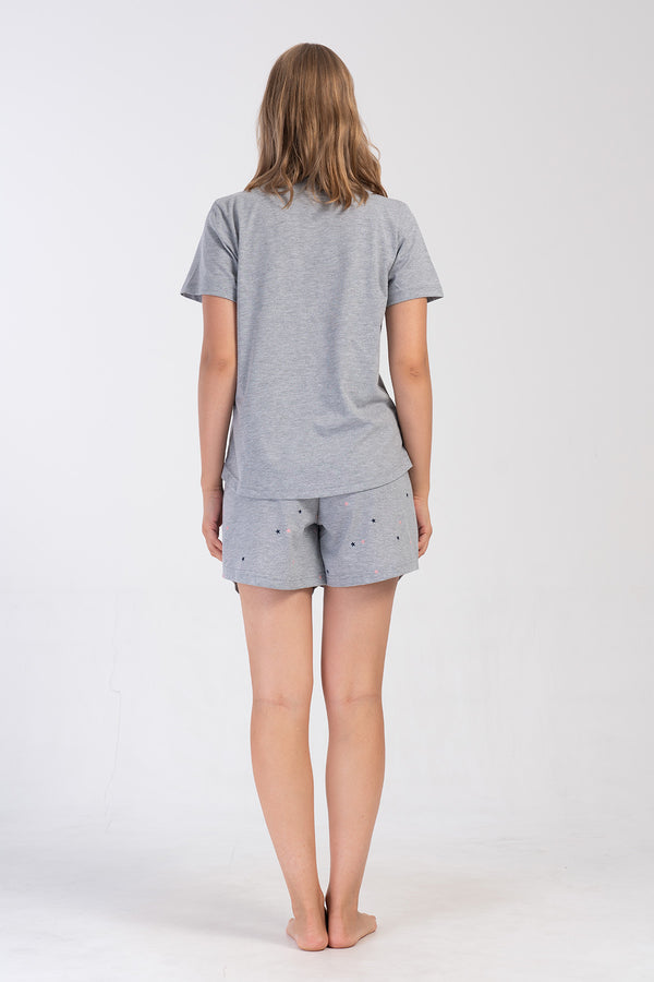 KADIN XXL SORT TAKIM 408141 - Vienetta1.GrupGRAY MELANGE