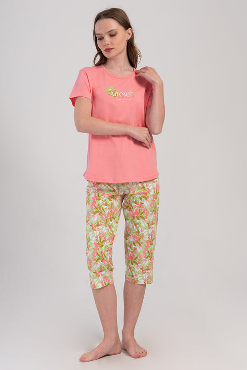 Woman Supreme Lase Capri Set