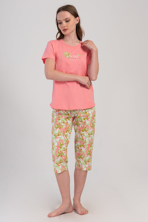 Woman Supreme Lase Capri Set